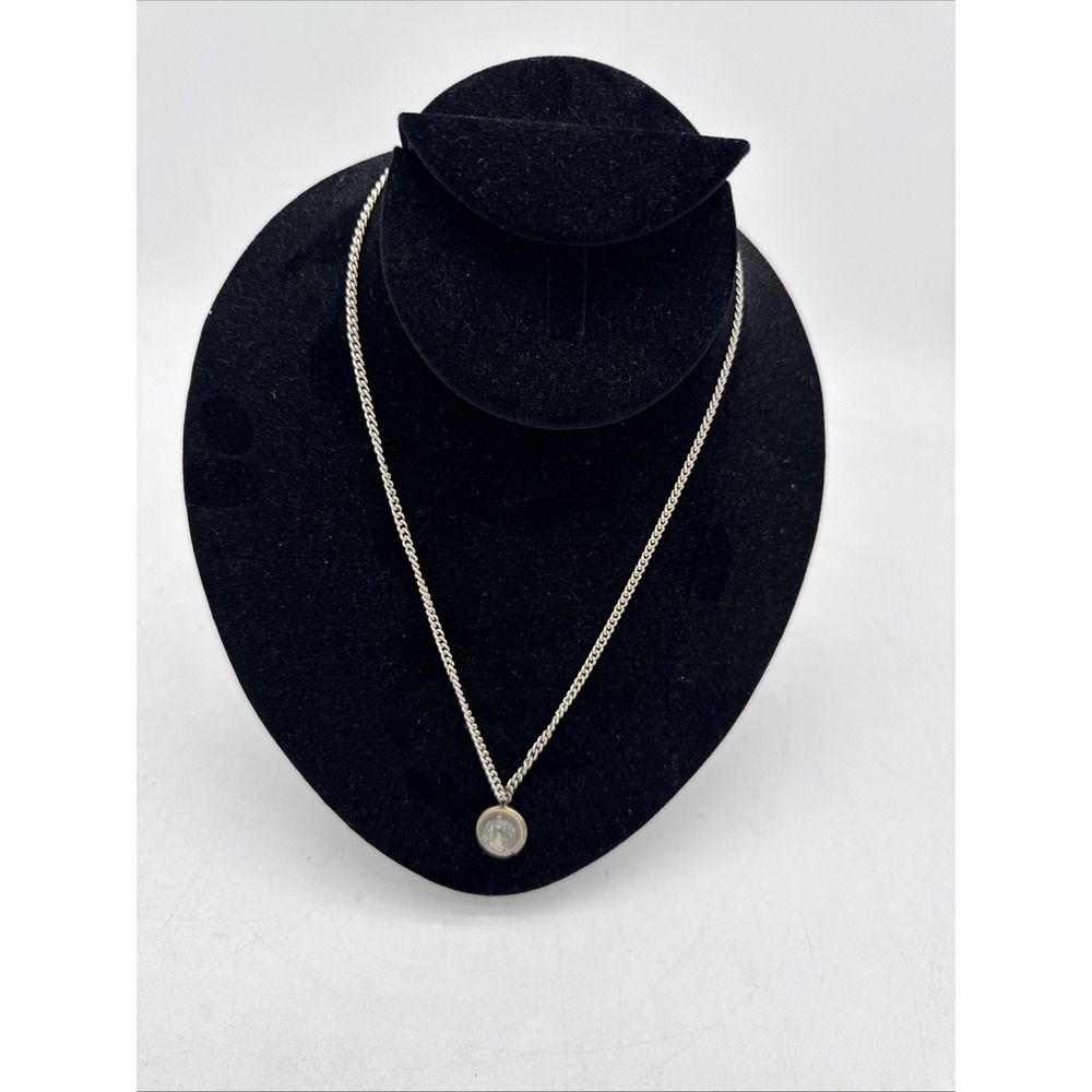 Vintage Large Pearl Pendant Necklace Made In Germany